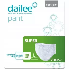    CHILOȚI ABSORBANTI PENTRU INCONTINENTĂ URINARĂ DAILEE SUPER L
