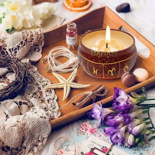 Set pentru fabricarea lumânărilor din soia cu 6 recipient(e)