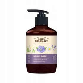    GREEN PHARMACY Săpun lichid de mușețel și in cu in și mușețel, 460 ml