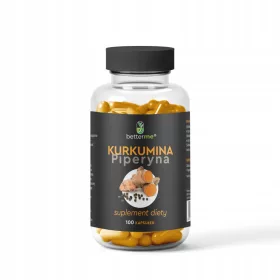   Kapsule BetterMe Kurkuma + Piperyna - Sănătate Naturală în Mâinile Tale