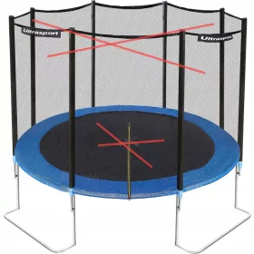  Trambulina cu plasa Ultrasport 366 cm FT 12 (365-374 cm)