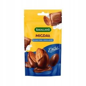  Migdale Bakalland in ciocolata cu lapte Wedel 75g