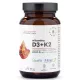 Supliment AURA Herbals cu Vitamina D3 4000 IU și Vitamina K2 - 90 Capsule