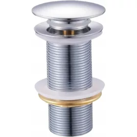  Ieșire cromată DURO 2503 click-clack fără preaplin, piesa filetată 98 mm