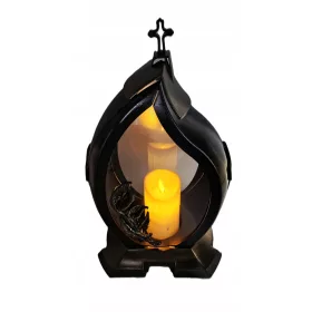   Lumânare Memorială "Łezka" cu Insert de Ceară - Înălțime 36 cm