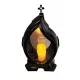 Lumânare Memorială "Łezka" cu Insert de Ceară - Înălțime 36 cm
