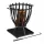  Focar de gradina 49 cm metal negru Relaxdays