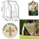Husă de Protecție pentru Mobilier de Grădină cu Model de Lalele Bej