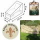 Husă de Protecție pentru Șezlong de Grădină cu Model de Lalele Bej/Maro