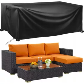   Husă de Protecție pentru Mobilier de Grădină 315x180x74 cm + Husă Depozitare
