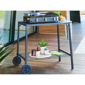    Carucior de servit de gradina din metal Absolu Chic pentru exterior pe roti