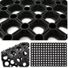 Covoraș de cauciuc negru perforat Mr. Carpet 100 × 150 cm, 22 mm