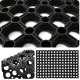 Covoraș de cauciuc negru perforat Mr. Carpet 100 × 150 cm, 22 mm