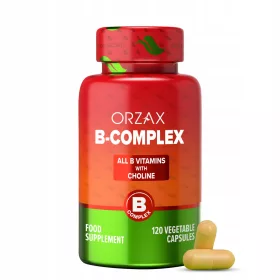   Complex de Vitamina B Orzax cu Colina - Supliment Alimentar pentru Energie și Sănătate