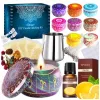 Set pentru fabricarea lumânărilor DIY cu recipient de topire de 550 ml