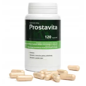   Supliment pentru Suportul Prostatei Prostavita - Extract de Palmă Sabałową și Semințe de Dovleac