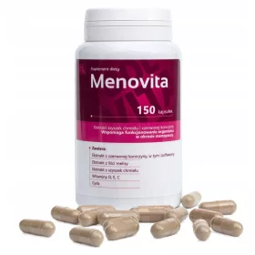   Menovita - Supliment pentru Menopauză cu Vitamine și Minerale, 150 Capsule