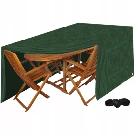   Husă de Protecție pentru Mobilier de Grădină, Dimensiuni 180x240x100 cm - Verde