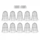 Set de 10 Cloche-uri din Sârmă Neagră pentru Protecția Plantelor în Grădină