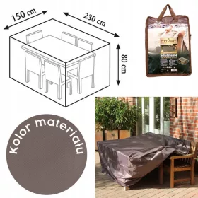  Husă pentru Mobilier de Grădină, Culoare Grie Maro - Taupe, Protecție UV și Intemperii