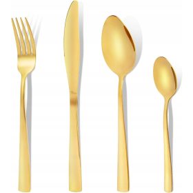   Set Complet de Tacâmuri pentru 6 Persoane, 24 Piese, Stal Nierdzewna Colorat