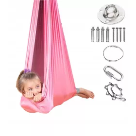    Material aerian, eșarfă acrobatică, eșarfă, yoga, pentru hamac de exerciții