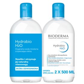   Set Duo Bioderma Hydrabio H2O - Apă Micelară Hidratantă 2x 500 ml