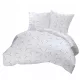 Set Lenjerie de Pat 100% Bumbac 160x200 cm + 2 Pernițe - Produs Polonez