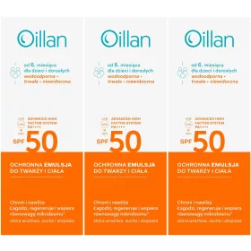   Emulsie Protectoare Solară Oillan SPF50 100ml pentru Copii și Adulți