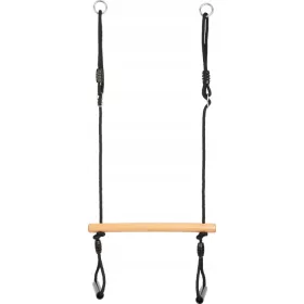    Leagăn trapez cu picior mic cu inele de gimnastică Black Line
