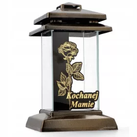   Lampa Memorială "SZ 1 Kochanej Mamie" Stare Złoto – Un Omagiu Elegant Mamei Tale