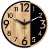 Ceas de perete din stejar ModernClock Alfred 33,5 cm