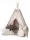  Cort Copii Tipi cu 3 Perne Cloud Bunny Dreamcatcher Bej