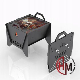  MINI GRĂTAR PLATIBIL MONTARE RAPIDA GRĂTAR UșOR