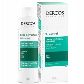 Șampon Vichy Dercos Control pentru Păr Gras, 200 ml