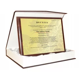   Cadou Personalizat pentru Pensionare - Diplomă Elegantă cu Etui