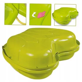  SMOBY SANDBOX BUTTERFLY PISCINA INCHISATA VERDE 2IN1