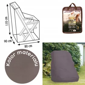   Husă de Protecție pentru Mobilier de Grădină, Culoare Taupe - 90 x 80 x 110 cm