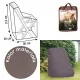 Husă de Protecție pentru Mobilier de Grădină, Culoare Taupe - 90 x 80 x 110 cm