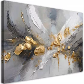   Tablou Canvas Glamour Gold Abstract 60x40 - Decor Modern și Rezistent