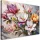 Tablou Canvas "Magnolie Colorate Pe Marmură" 60x40 cm - Decor Perfect Pentru Acasă