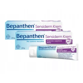   Set 2x Crem Bepanthen Sensiderm 20g - Soluție pentru Eczema și Piele Uscată