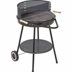    Gratar rotund de carbune cu gratar mare pliabil Landmann Mr. Gradinar 48,5 cm