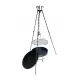  GRÂR GĂRÂNĂ TREPIED GRĂTAR INOX 45cm + ȘEMIN 50CM