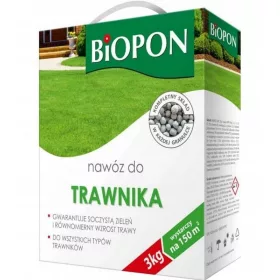    BIOPON GRANULE DE FERTILIZANT DE GAUZĂ 3KG VERDE ZUCUMENT DE CREȘTERE CHIARĂ