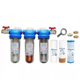   Ansamblu filtru în trei trepte UST-M 10″ cu conexiune de 3/4″