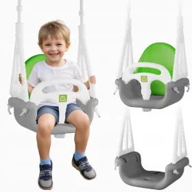    Leagăn pentru găleată elefant Ricokids 3 în 1, gri verde
