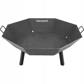  Semineu de gradina ø 80 cm - cazan de semineu loft negru