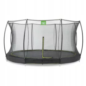    Trambulina supraterana Silhouette ø427cm cu plasa de siguranta Iesire neagra
