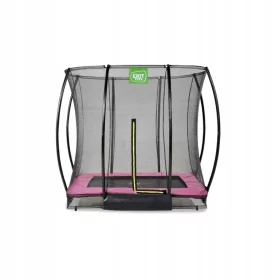    Trambulina deasupra solului Siluetă 153x214cm cu plasă roz Exit